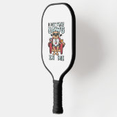 Ik heb die hond in me klassieke T-shirt (5) Pickleball Paddle (Links)