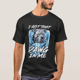 Ik Heb Die Hond in Mij Pitbull Röntgen Ribbenkast  T-shirt