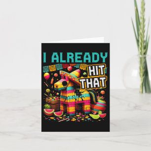 Ik heb die Pinata Cinco de Mayo Mexican al geraakt Kaart