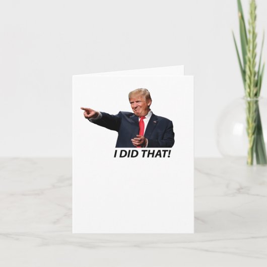 Ik heb die Trump meme gedaan Kaart (Voorkant)
