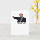 Ik heb die Trump meme gedaan Kaart (Gele Bloem)