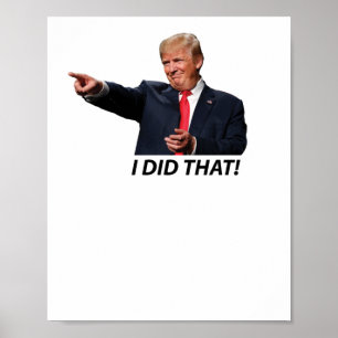 Ik heb die Trump meme gedaan Poster
