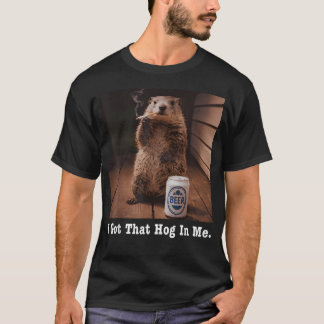 Ik Heb Die Varken In Me Grappige Rokkende Sigaret T-shirt