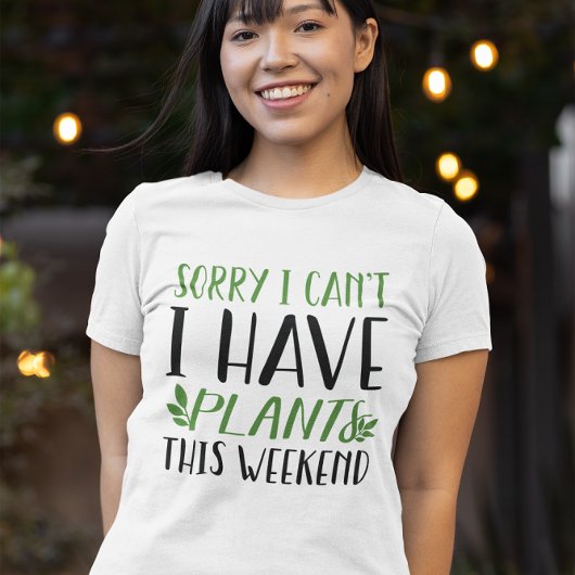 Ik heb dit weekend Planten T-shirt