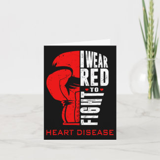 Ik heb Draag om Heart Disease Awareness Day Bo te  Kaart