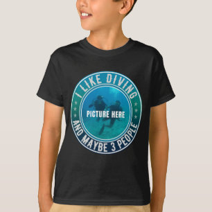 IK HEB DUIKEN EN MISSCHIEN 3 PERSONEN AANPASBAAR T-SHIRT