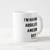 Ik heb een absoluut Geweldige dag! tkkinney.com Extra Grote Beker (Voorkant rechts)