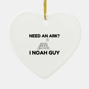 Ik heb een ark nodig. keramisch ornament