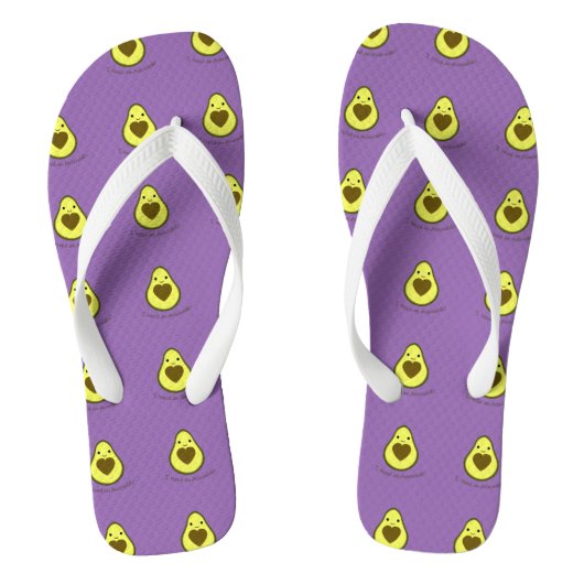 Ik heb een Avocuddle Cute Kawaii Avocado nodig Teenslippers (Voetbed)