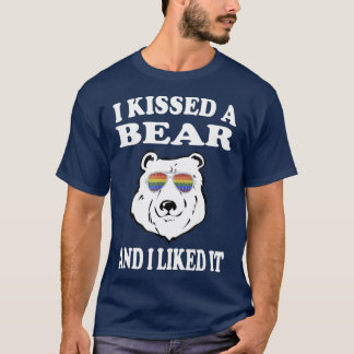 Ik heb een Beer gekust en ik vond het leuk om LGBT T-shirt