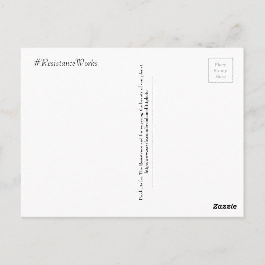 Ik heb een bestaande aandoening en ik stem briefkaart (Achterkant)