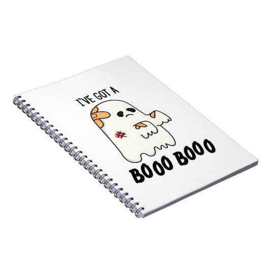 Ik Heb Een Boe Boe Grappige Halloween Geest Stomme Notitieboek (Rechterzijde)