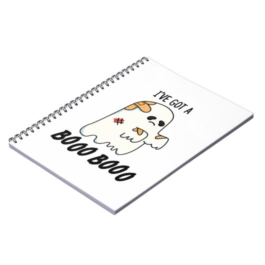 Ik Heb Een Boe Boe Grappige Halloween Geest Stomme Notitieboek (Linkerzijde)