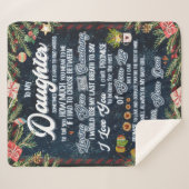 Ik heb een brief van papa aan mijn dochter geperso sherpa deken (Voorkant (horizontaal))