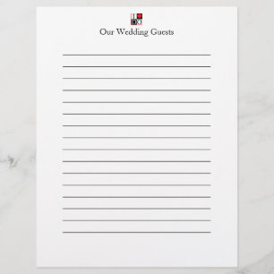 Ik heb een bruiloft voor gastboeken flyer