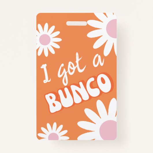 Ik heb een Bunco Groovy mod Badge (Voorkant)
