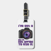 Ik Heb Een Camera Bagagelabel (Voorkant verticaal)