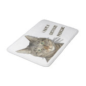 Ik heb een cattitude-probleem. badmat (Gekanteld)