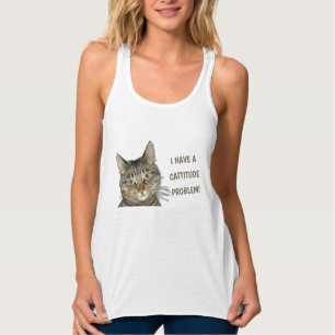 Ik heb een cattitude-probleem. tanktop