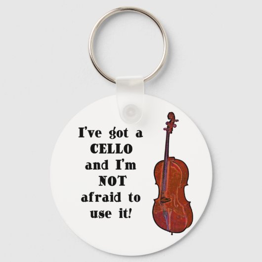 Ik heb een Cello Sleutelhanger (Voorkant)