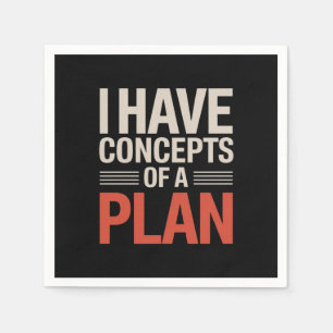 Ik heb een concept van een plan servet