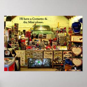 Ik heb een Cornetto en de Mini alsjeblieft Poster