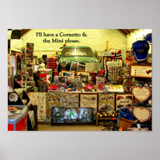 Ik heb een Cornetto en de Mini alsjeblieft Poster