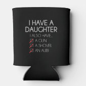 Ik heb een dochter. blikjeskoeler (Achterkant)