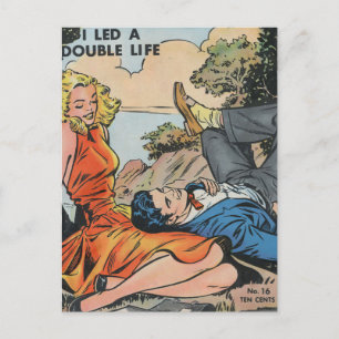 Ik heb een DOuble Life geleid Briefkaart