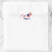 Ik heb een Dream sticker (Tas)