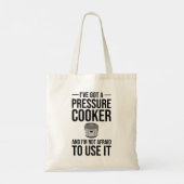 Ik heb een drukcabine tote bag (Achterkant)