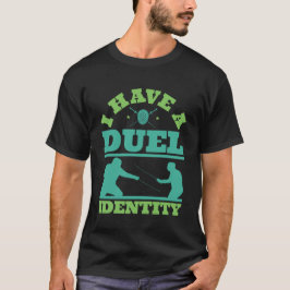 Ik heb een duel met Identity Funny Fencing Fencer T-shirt