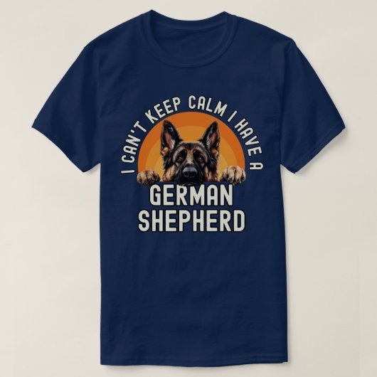 Ik heb een Duitse herder T-shirt (Design voorkant)