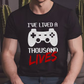 Ik heb een duizenden levens- en videogamer Tri-Blend shirt
