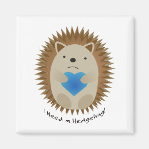 Ik heb een egelknuffel egel nodig magneet