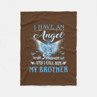 Ik heb een engel in de hemel die ik hem mijn broer fleece deken