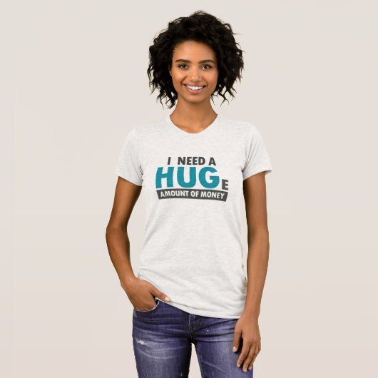 Ik heb een enorm bedrag nodig voor Funny Hug Kanto T-shirt (Voorkant volledig)