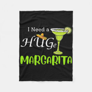 Ik heb een enorme Margarita staart Drink Cinco de Fleece Deken