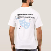 "Ik heb een film gezien voordat jij dat deed" T-shirt (Achterkant)