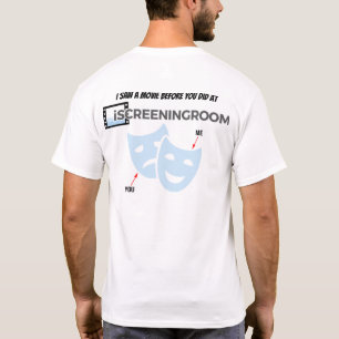 "Ik heb een film gezien voordat jij dat deed" T-shirt