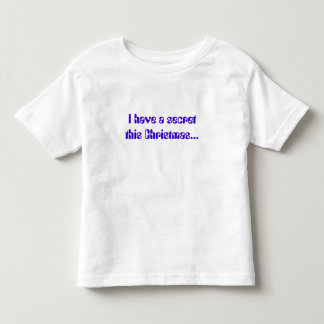 Ik heb een geheim deze kerst... kinder shirts