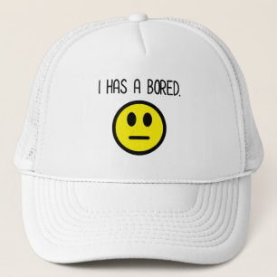 Ik heb een geprezen grappige boredom Emoji Trucker Pet