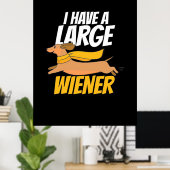 Ik heb een grote vrouw poster (Thuiskantoor)