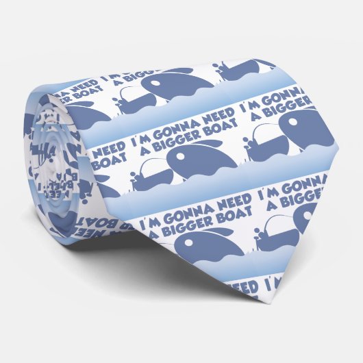 Ik heb een grotere boot nodig stropdas (Opgerold)