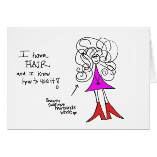 Ik heb een haar Crazyhair-kaart