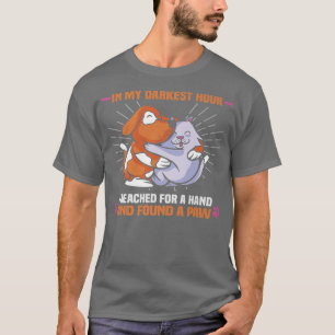 Ik heb een handje bereikt en een paar dierenrechte t-shirt