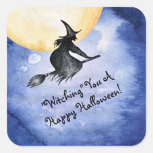 Ik heb een Happy Halloween bij je. Vierkante Sticker