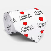 Ik heb een hart op stropdas (Opgerold)