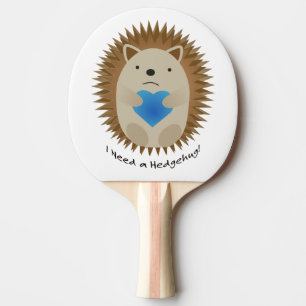Ik heb een Hedgehug-egel nodig Tafeltennisbatje