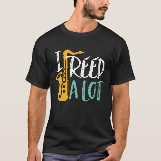 Ik heb een hoop coole, grappige saxofone speler Pu T-shirt (Voorkant)